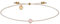 Rosenquarz Armband | 925 Sterling Silber | vergoldet