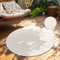 Paco Home Teppich In- & Outdoor, Moderne abstrakte Boho Designs mit 3D Struktur, robust & wetterfest, ideal für Terrasse Wohnzimmer & Küche, Grösse:160 cm Rund, Farbe:Creme 4