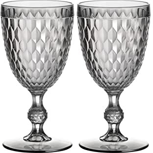 BRUNNER 0830231N.C25 Set Wineglass Coralux, elegante Weingläser für Boot, Camping und Outdoor, V 40 cl, transparent, kratzfest