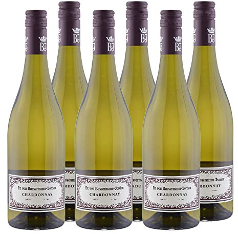 Bassermann Chardonnay trocken QbA Weißwein Pfalz trocken (6 x 0.75l)