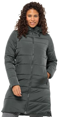 Jack Wolfskin Damen Eisbach W Coat, Slate Green, L EU