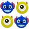 TCPENG® Thumb Grip Caps Compatible with Nintendo Switch/OLED/Switch Lite, Soft Silicone Joystick Grip Cute 3D Analog Stick Cover (Stitch_Mr.Q)