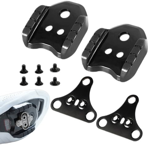 Eastuy Fahrradschuh-Stollenadapter, Stollenstabilisierungsadapter | Rode SPD Cleat Adapter mit 3 Löchern | Fahrradzubehör aus Metall mit universeller Passform und gleichmäßiger Unterstützung