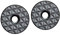 Sosoport 2 Stücke Bike Headset Hut Aluminium Legierung Headset Bearbeitete Schüssel Abdeckung Für Mountainbike