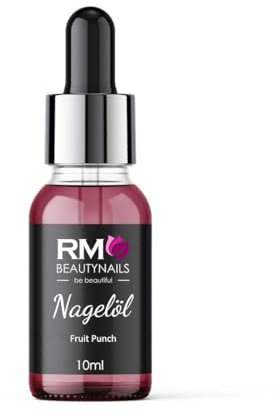 Nagelöl Nail Cuticle Oil mit Pipette Nagelöl Pflege für Nägel und Nagelhaut RM Beautynails 10ml (Fruit-Punch)