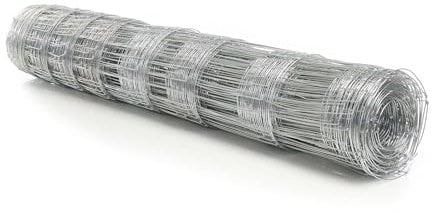 Wiltec Grillage contre gibier - 50 m x 100 cm - Clôture en fil de fer 100/08/15 - Grillage noué Agricole Sylvicole Jardin Agriculture Sylviculture Potager Viticulture