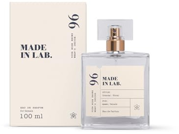 MADE IN LAB Nr.96 Parfum Damen, Elegante Eau de Parfüm für Frauen, feminin, intensiv, langanhaltender Duft | Duftnoten: Orientalisch, Blumig | 100 ml