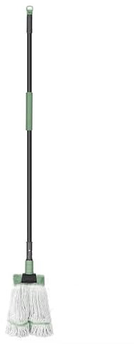 DALIPER Heavy Duty Mop for Floor Cleaning, Industrial Commercial Mop with 146CM Long Handle,Looped-End String Wet Cotton Mops for Garage, Warehouse, Workshop