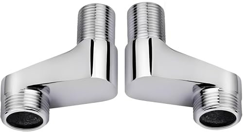 Alriedy S Anschluss 1/2 auf 3/4 Duscharmatur-Adapter Verstellbare Adapter, Alle Kupferbeschichtung 65 mm S-Anschluss Für Wandarmaturen, G1/2 Auf G3/4 Wasserhahnanschluss, Hochwertiges