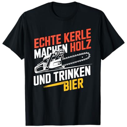 Lustige Motorsäge Waldarbeiter T-Shirt Für Männer Frauen T-Shirt