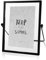 WPPQWP Metall Desktop Fotorahmen, Bilderrahmen Durchsichtig Doppelglas Schwarz 15 x 20 cm(A5), bilderrahmen stehend für Fotos, Pflanzenexemplen Tischdisplay, Gepresste Blumen(Schwarz, 15 x 20)