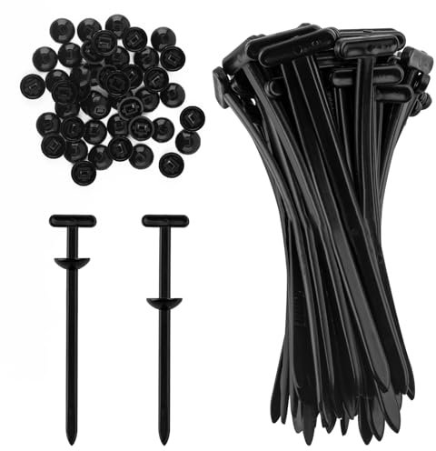 100 Piezas Bridas Plastico Negro, Autoblocantes Universal Cable Tie Buckle, Multiusos Sujeta Guardabarros para Reparación Diaria de Automóviles