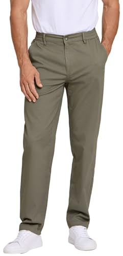 Lindbergh Chino Hose Herren Stretch - Komfortable Hose Herren aus Baumwollmix mit extra Elastizität - Klassische Herrenhose mit moderner Silhouette und maximaler Bewegungsfreiheit - Größe XS-3XL