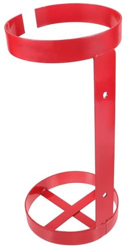 OSOLADY Porta Estintore 6 Kg in Ferro Robusto da Parete per Estintori per Auto e Barche, Supporto Conveniente e Resistente per Estintori da 5-6 Kg