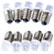 GutReise DC 10pcs e10 6v flutlicht led birne flut lampen kalt weiß+10pcs e10 basis (6v, kalt weiße)