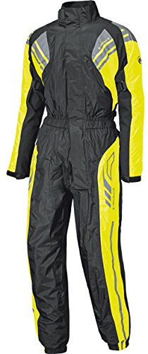 Held Flood Motorrad Regenbekleidung Herren Schwarz-Neon-Gelb 3XL