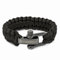 Steinbock7 Dachstein Paracord Survival Armband, verstellbarer Edelstahl Verschluss - Camping, Outdoor, Wildnis