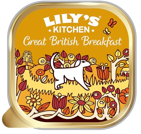 Lily's Kitchen Great British Breakfast - Complete Natural Adult Dog Food Wet (10 x 150g Trays)