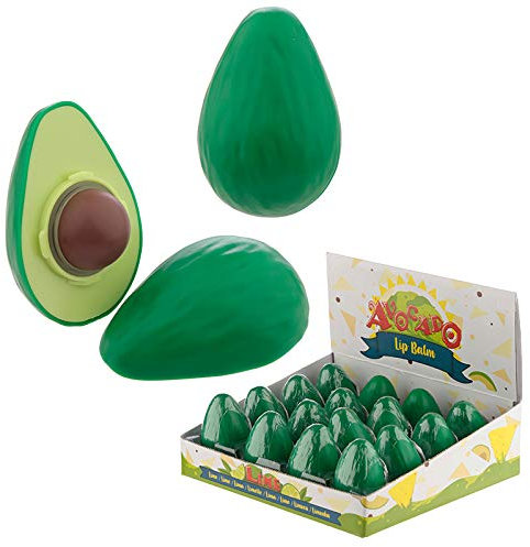 Puckator - Lippenbalsame - Beauty & Mode - Avocado Lippenbalsam in geformter Behälter (pro Stück)