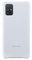 Samsung Silicone Smartphone Cover EF-PA715 für Galaxy A71 Handy-Hülle, Silikon, Schutz Case, stoßfest, dünn und griffig, silber
