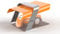 Idea Mower Garage One 1.0 kompatibel mit Stihl iMow, Garage für Mähroboter Aluminium und Rostfreier Stahl 74x55x38cm, Schützt vor Sonne, Regen und Hagel