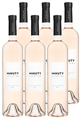 Côtes de Provence Cuvée Prestige Rosé 2020 - Château Minuty - Vin AOC Rosé de Provence - Lot de 6x75cl - Cépages Syrah, Cinsault