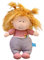 LICHENGTAI 40CM Rag Dolls, Handmade Textilpuppen Babypuppe, Baby-Geburtstagsgeschenke, Kuschelpuppe Textile Dolls, Little Eye Rag Doll, Weiche Stoffpuppe Geschenk für Babys, Rosa