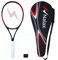 Nalax Tennisschläger aus Kohlefaser, für Erwachsene, Jugendtraining, superleicht, stoßdämpfend, mit Tragetasche, Griffband für Männer und Frauen, Profis und Anfänger