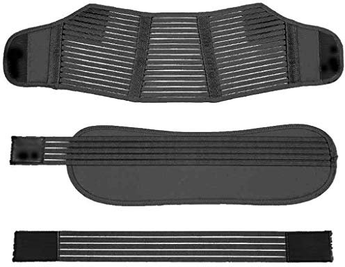 Band Schwangere Rückenstütze Frauen Bauchstütze Mutterschaft Gürtel Taille Bauch Gesundheitsprodukte Danach Hund (Black, XL)
