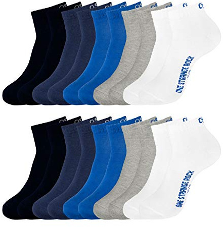 ONE STRANGE ROCK Quarter Socken Kurzsocken Herren Damen 5, 10, 15, 20, 30 Paar
