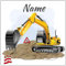 Toniebox Schutzfolie - personalisierbar | Baustelle Bagger