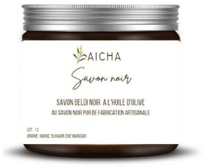 Savon beldi noir eagle vert a l'huile d'olive et extraits de fleur d'oranger Savon hydratant naturel à base d'olive, exfoliant pour le corps, pur et naturel, nettoyant - 250g