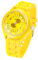 Taffstyle Armbanduhr Silikon Analog Quarz Uhr Farbige Sport Sportuhr Damen Elegant Farbige Damenuhr Bunte Frauenuhr Analoguhr Frauen Modern Gelb
