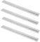 MOUYAT 4 PCS Piano Hinge for Wood, 300mm Heavy Duty Stainless Steel Continuous Piano Hinge with Screws for Doors, Cabinets