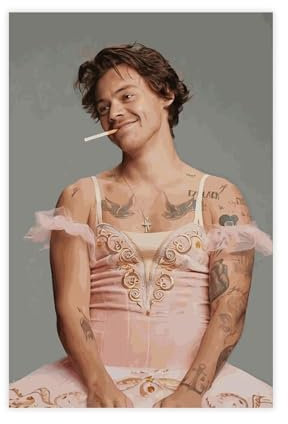 Harry Styles Poster (59) Leinwand Poster Schlafzimmer Dekor Sport Landschaft Büro Zimmer Dekor Geschenk ungerahmt 40 x 60 cm