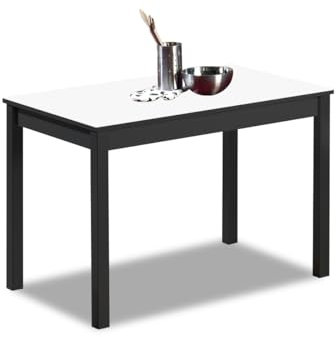 ASTIMESA Mesa de Cocina, Blanco, 100 cm x 60 cm