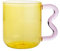 Tov Furniture Lottie Lot de 4 verres à eau Ambre et rose