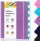 Adress-Telefonbuch, A-Z Index Hardback mit alphabetischen Registerkarten, perfekte Größe Organizer Keep Track von Telefonnummern, besondere Tage, Geburtstage, Passwörter und Notizen，Purple