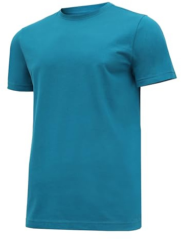 Högert Technik - T-Shirt VILS aus Baumwolle Herren Kurzarm Arbeitsshirt Basic Shirt atmungsaktiv strapazierfähig Marineblau XL (54)