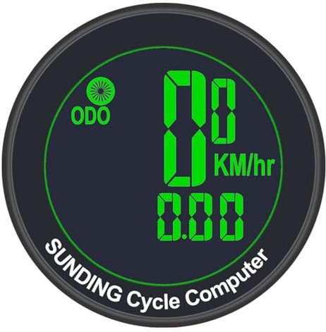 Kavolet Fahrradcomputer Kabellos, Fahrradtacho 16 Funktionen wasserdichte mit Hintergrundbeleuchtetem, multifunktionaler Fahrrad-Kilometerzähler, Fahrrad zubehör