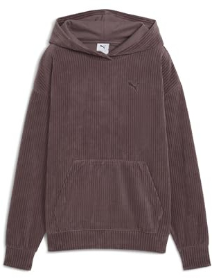 PUMA Unisex ESS Elevated Comfort Velour Rib Hoodie Kapuzenpullover (1er Pack)