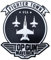 COMERCIAL MERCERA, Top Gun Aufnäher Patches, Originale, Aufnäher Ideal für Mützen, Jacken, T-Shirts oder Schultaschen, 100% Polyester (Fighter Town Maverick, XL Gestickter)