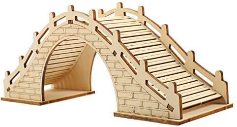 Warmhm 1 Satz Arch Bridge BAU aus Holz DIY Lernspielzeug für Wissenschaftliches Experiment Handwerk Kreatives Bauspielzeug für Jungen für Indoor Aktivitäten und