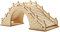 Warmhm 1 Satz Arch Bridge BAU aus Holz DIY Lernspielzeug für Wissenschaftliches Experiment Handwerk Kreatives Bauspielzeug für Jungen für Indoor Aktivitäten und