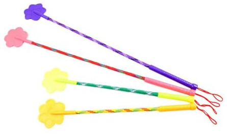 TOYANDONA Trainingsstab Für Haustiere 2 Stück Kleiner 42cm Klicktrainer Mit Hoher Elastizität Strapazierfähiges Material Für Hunde Und Katzentraining Haustierbedarf