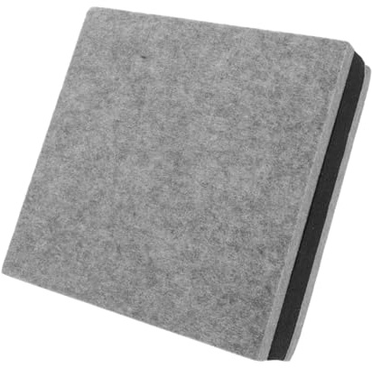 NUOBESTY Acoustic Sound Deadening Mat with Isolation Pads for Subwoofers Thick Grey Speaker Cushioning Drum Kit Easy Install Soundproofing for Automotive Doors and Monitors