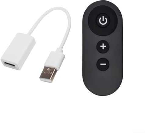 YJDOORPLAY Interruttore di controllo remoto USB RF, DC 5 V wireless LED Strip Dimmer e modulo controller ventola, per progetti di illuminazione fai da te, con luminosità regolabile