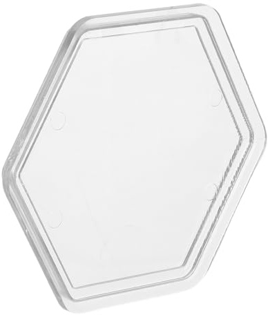 Healeved Jewelry Polisher Hexagonal 6-Sided Tumbler Lid Replacement Cover for Model 6808 Polishing Machine, Sealed Drum Accessory for Jewelry and Rock Tumbling