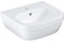 GROHE lave-mains suspendu et autoportant Euro ceramic, largeur 45 cm, profondeur 40 cm, avec trop-plein, porcelaine vitrifiée, finition lanc alpin, 39324000 (Import Allemagne)