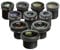 M12 Lens Set, Arducam Lens for Raspberry Pi Camera (1/4) and Arduino, Telephoto, Macro, Wide Angle, Fisheye Lens Kit (10°- 200°) with M12 Lens Holder and Cleaning Cloth, Optical All-in-One
